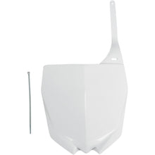 UFO Plastics Number Plate - YZF '10 - White [MPN: YA04813-046]_486487