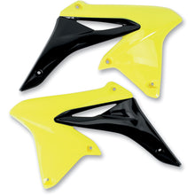 UFO Plastics Radiator Shrouds - Yellow - RMZ 250 [MPN: SU04928-102]_486479