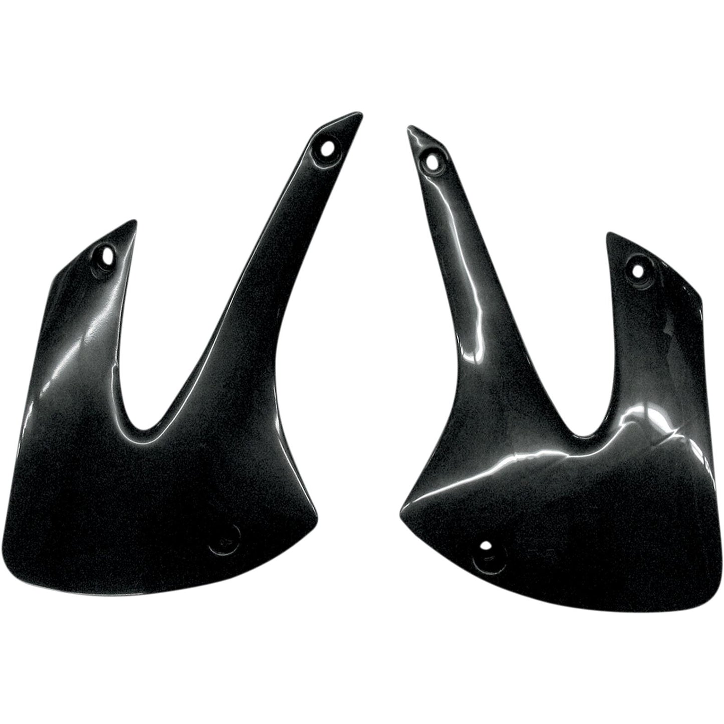 UFO Plastics Radiator Shroud - KX 80/85 - Black [MPN: KA03717-001]_486358