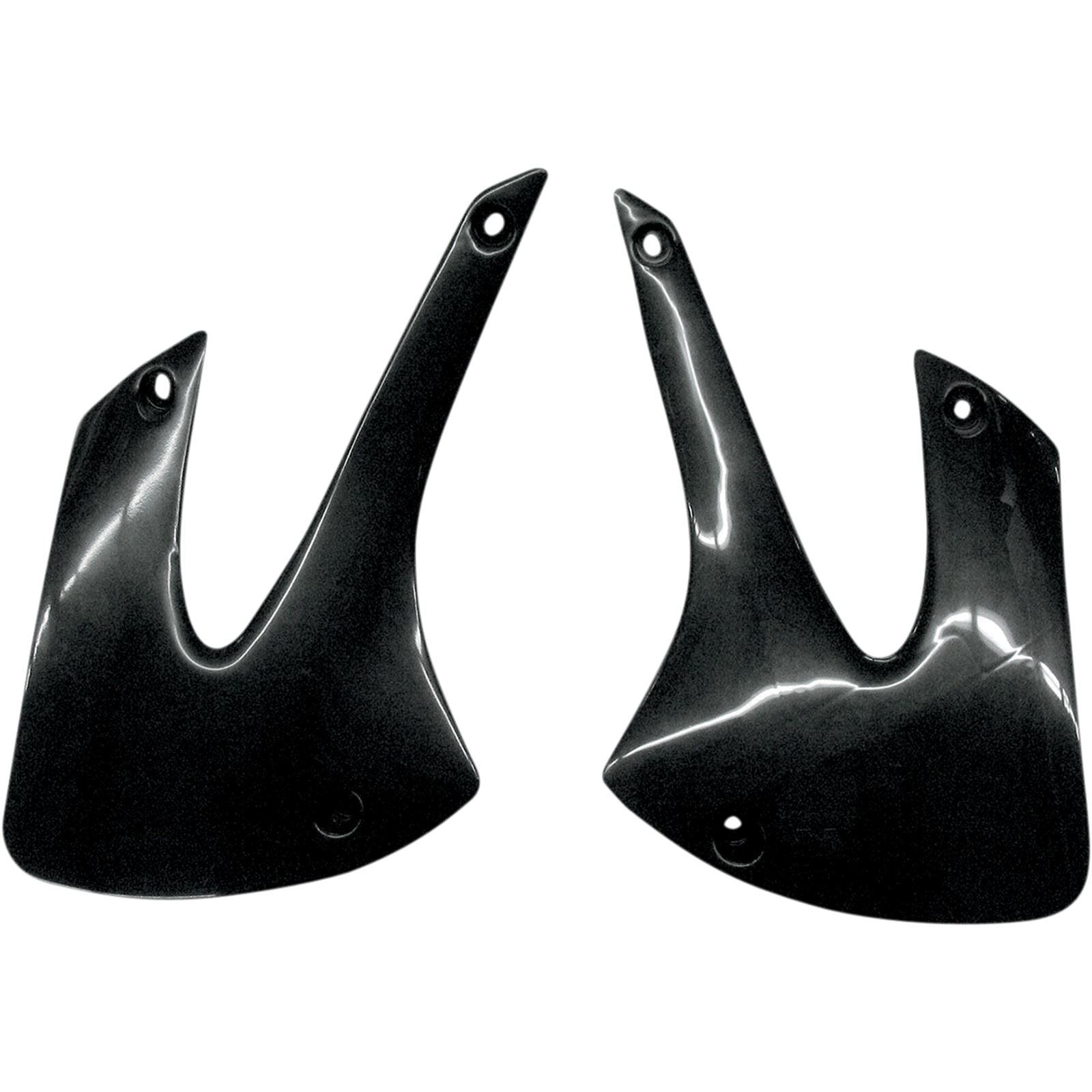 UFO Plastics Radiator Shroud - KX 80/85 - Black [MPN: KA03717-001]_486358