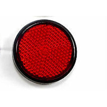 2FastMoto 1-7/8" Screw-On Round Reflector - Red 2fm-roundreflector_936321