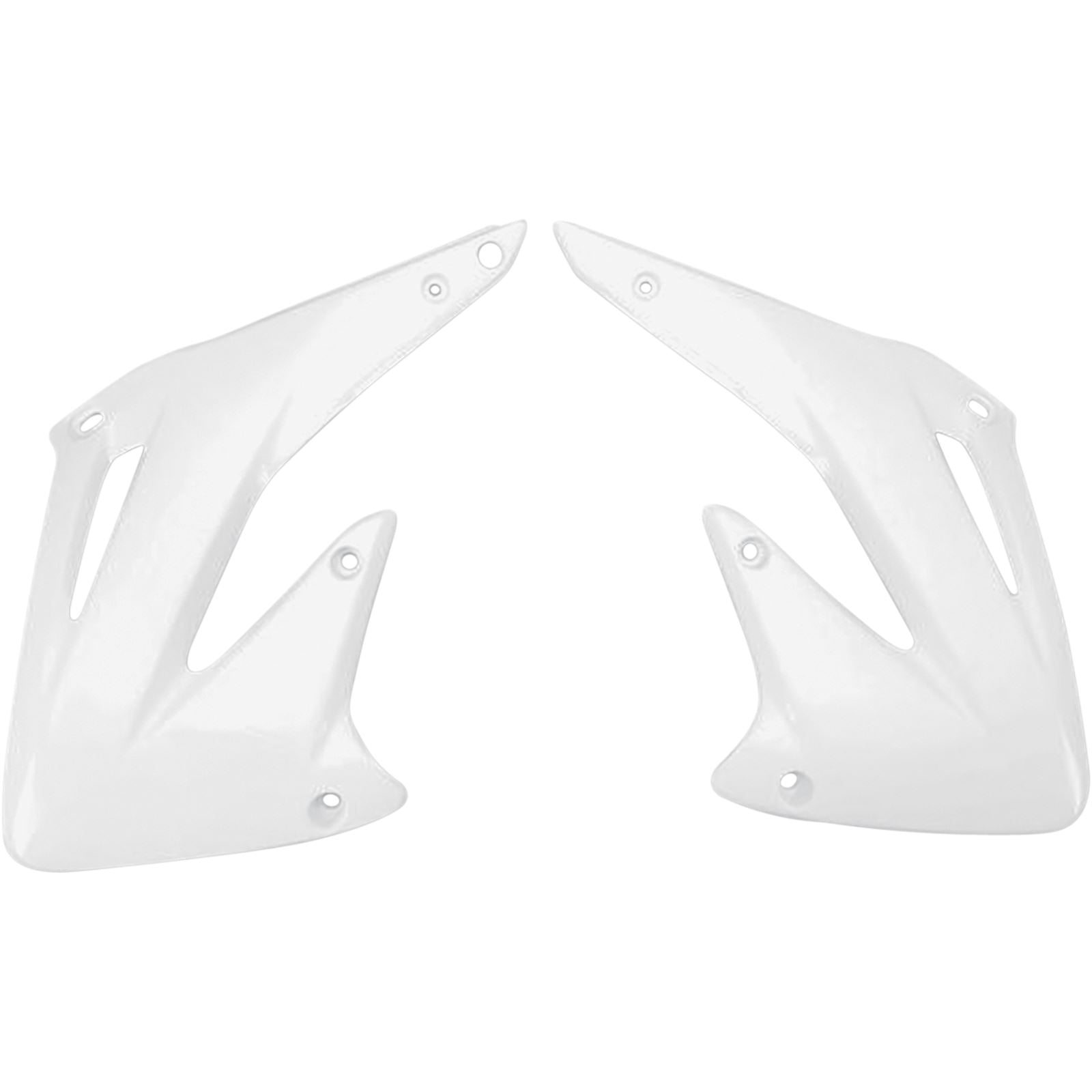 UFO Plastics Radiator Covers - CR 450 - White [MPN: HO03693-041]_487051