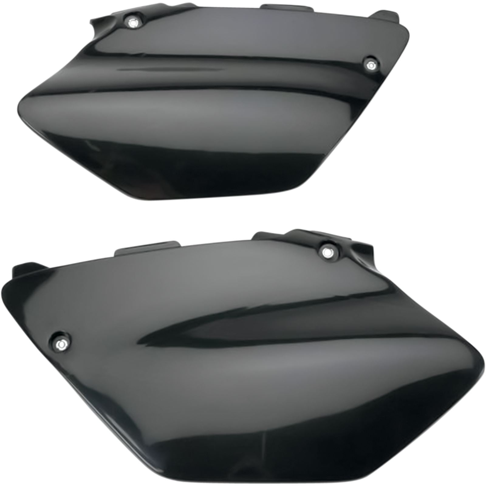 UFO Plastics Side Panels - '02 YZ - Black [MPN: YA03847-001]_487298