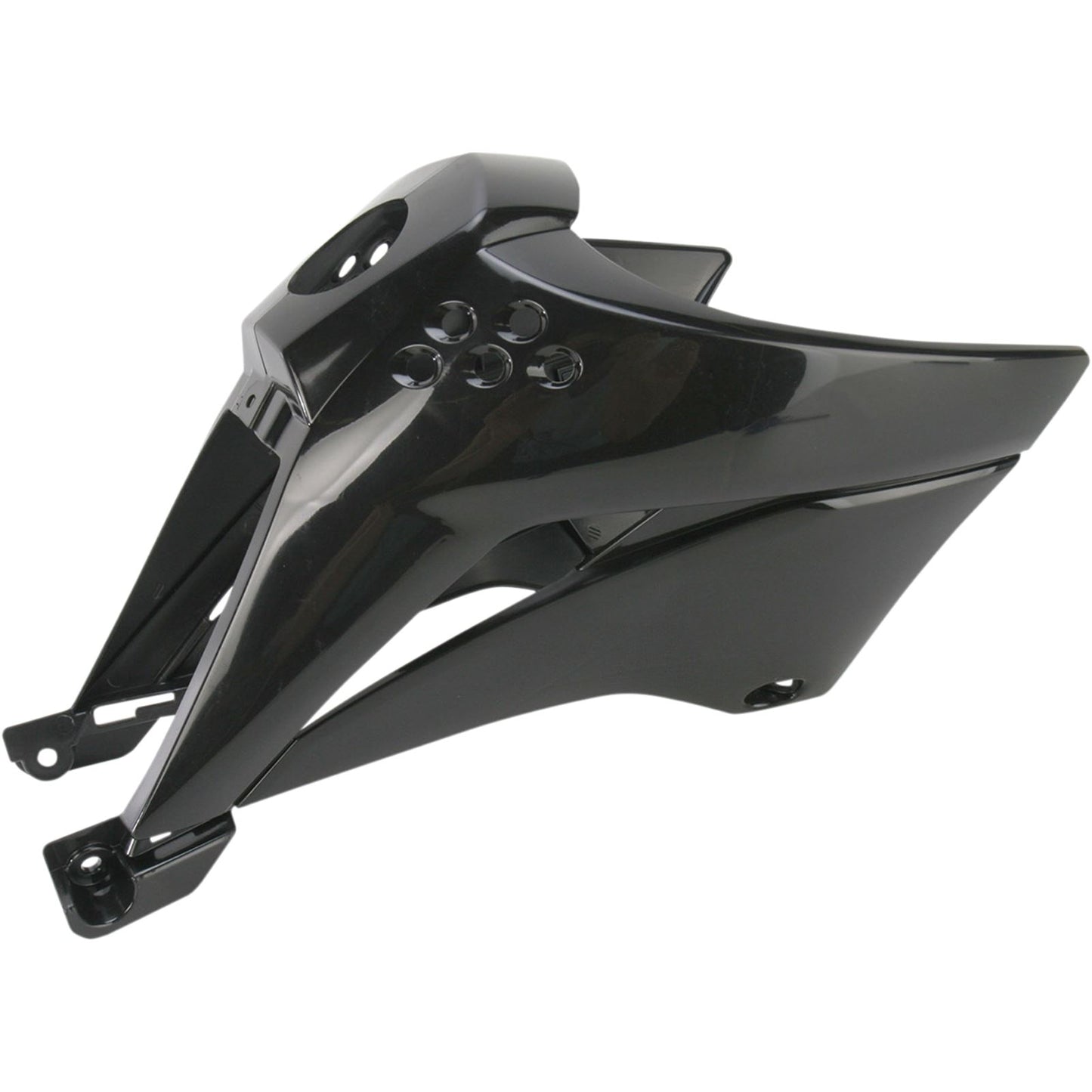 UFO Plastics Radiator Shroud - KLX 110 - Black [MPN: KA04716-001]_486506