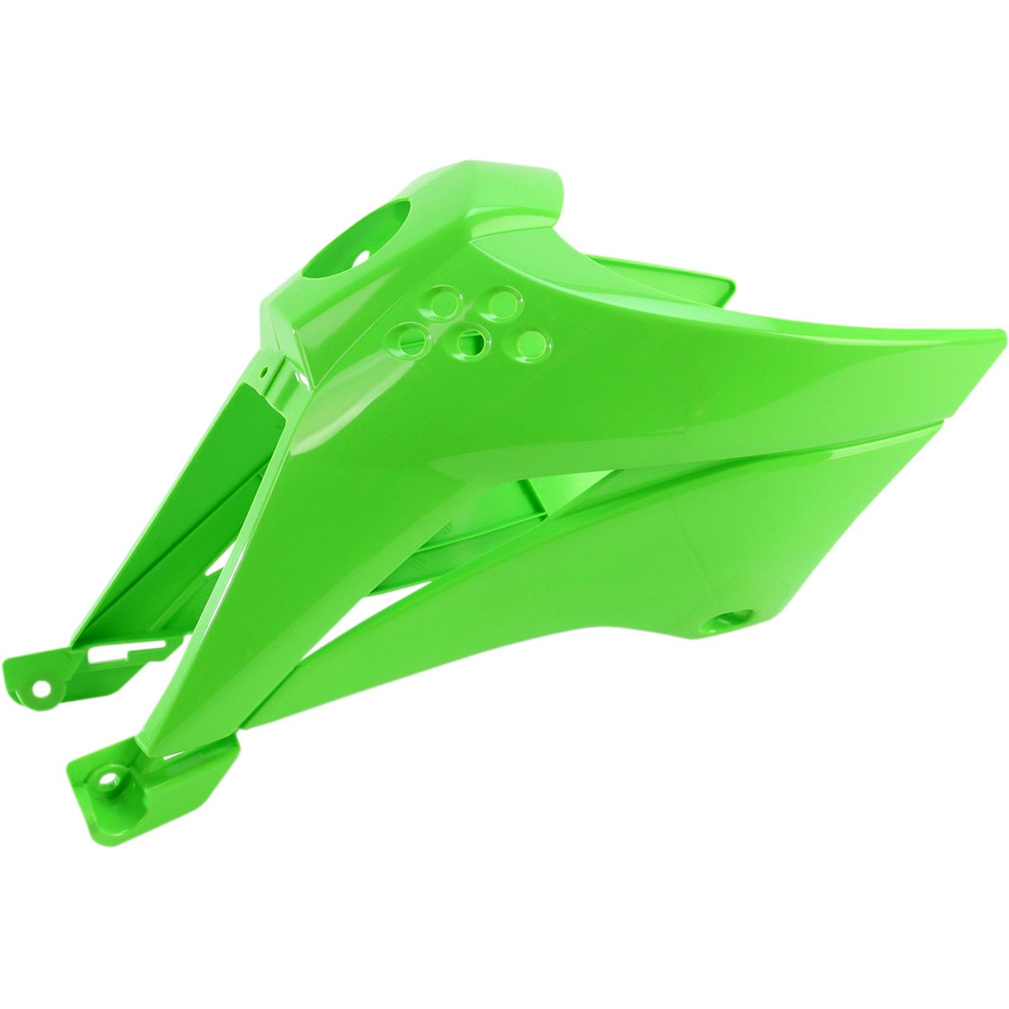 UFO Plastics Radiator Shroud - KLX 110 - Green [MPN: KA04716-026]_486505