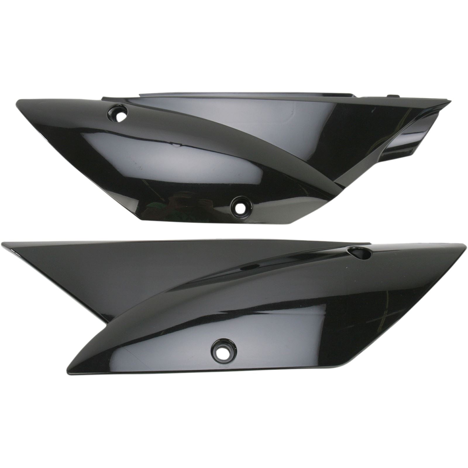 UFO Plastics Side Panels - KLX 110 - Black [MPN: KA04717-001]_486509