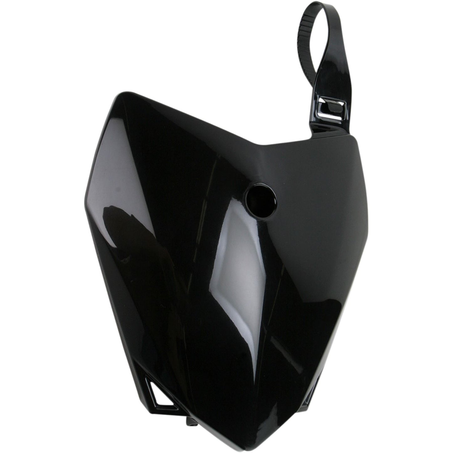 UFO Plastics Number Plate - Black - KLX 110 [MPN: KA04718-001]_486512