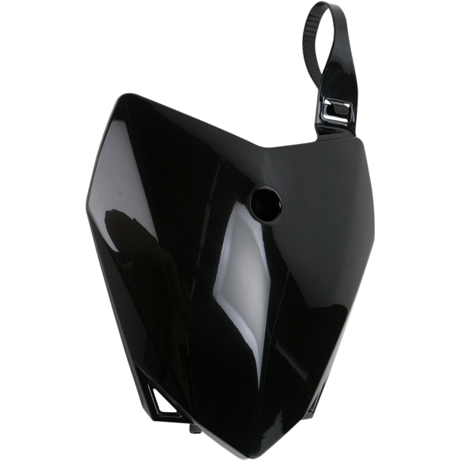 UFO Plastics Number Plate - Black - KLX 110 [MPN: KA04718-001]_486512
