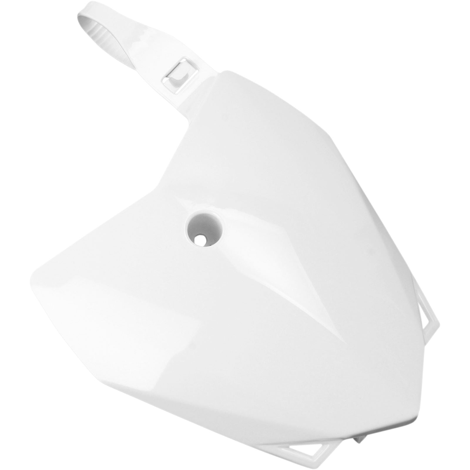 UFO Plastics Number Plate - White - KLX 110 [MPN: KA04718-047]_486510