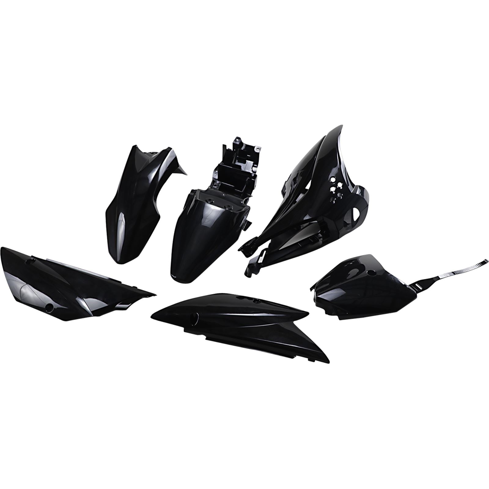 UFO Plastics Body Kit - Black - KLX110 [MPN: KA37003-001]_1040873