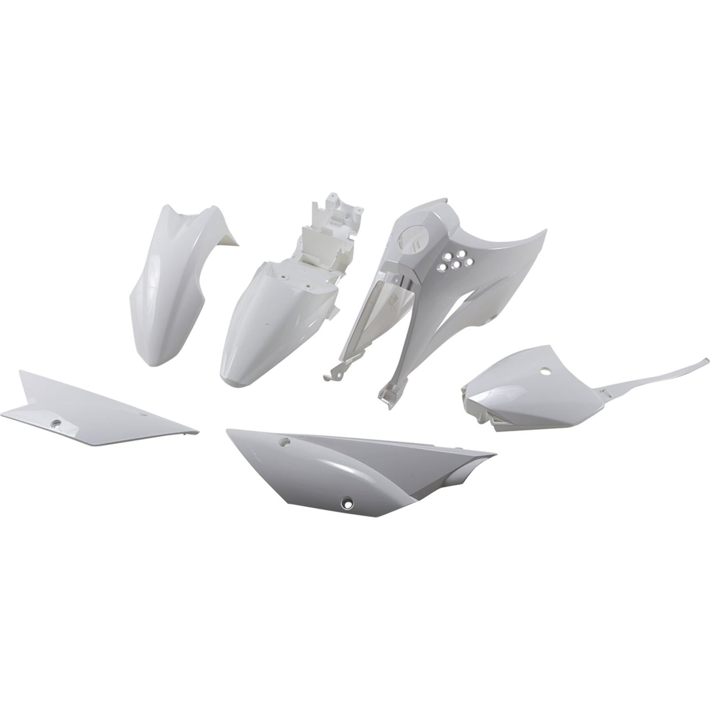UFO Plastics Body Kit - White - KLX110 [MPN: KA37003-047]_1040875