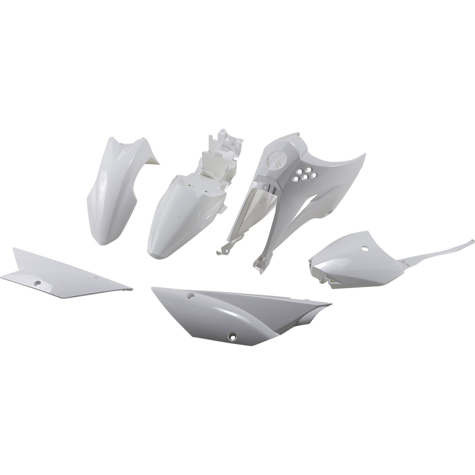 UFO Plastics Body Kit - White - KLX110 [MPN: KA37003-047]_1040875