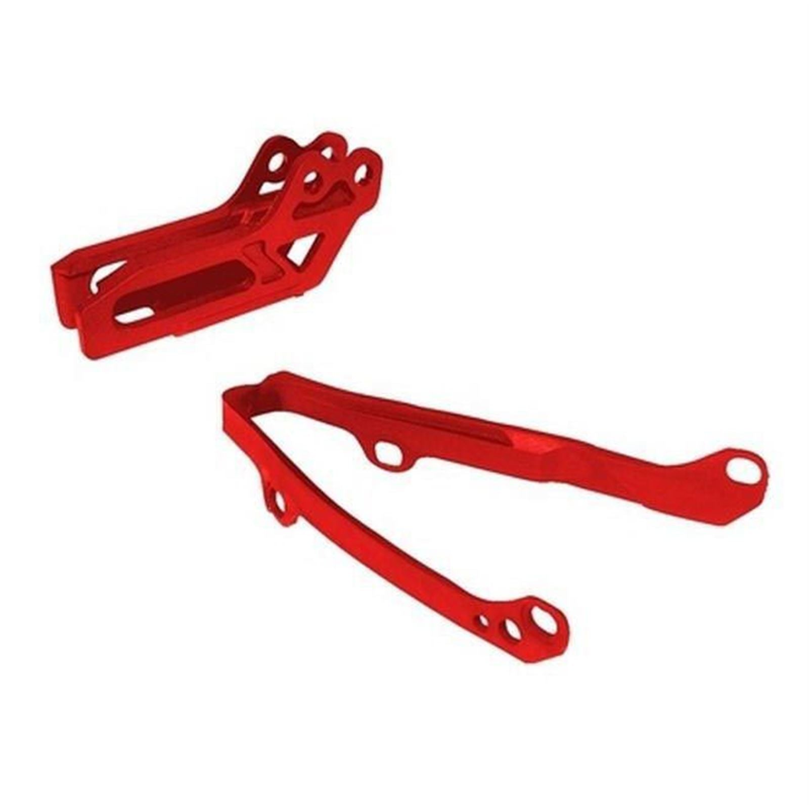 UFO Plastics Chain Guide and Slider Kit - Red [MPN: HO04645-070]_1433389
