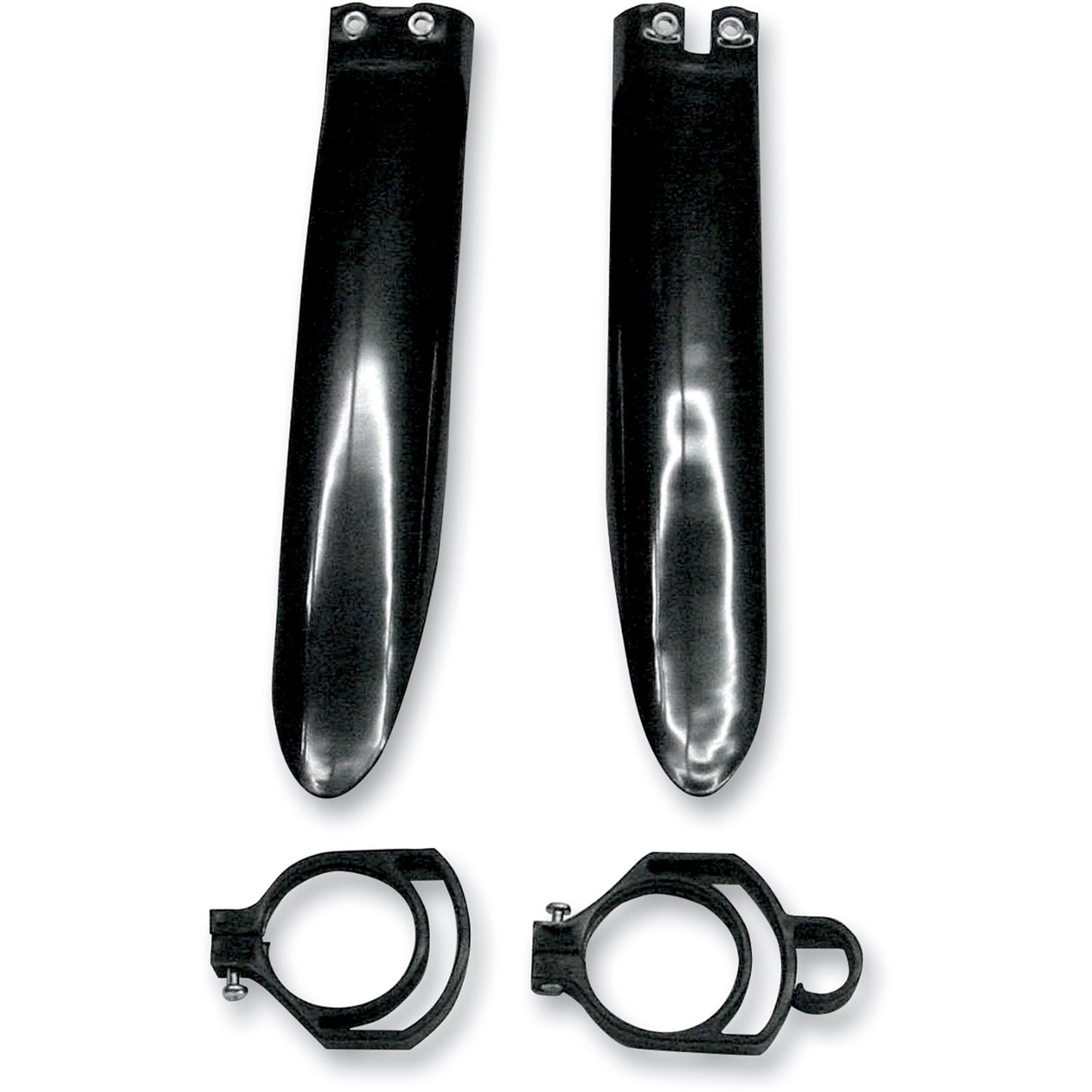 UFO Plastics Fork Cover - Black - KX80/85 [MPN: KA03711-001]_486269