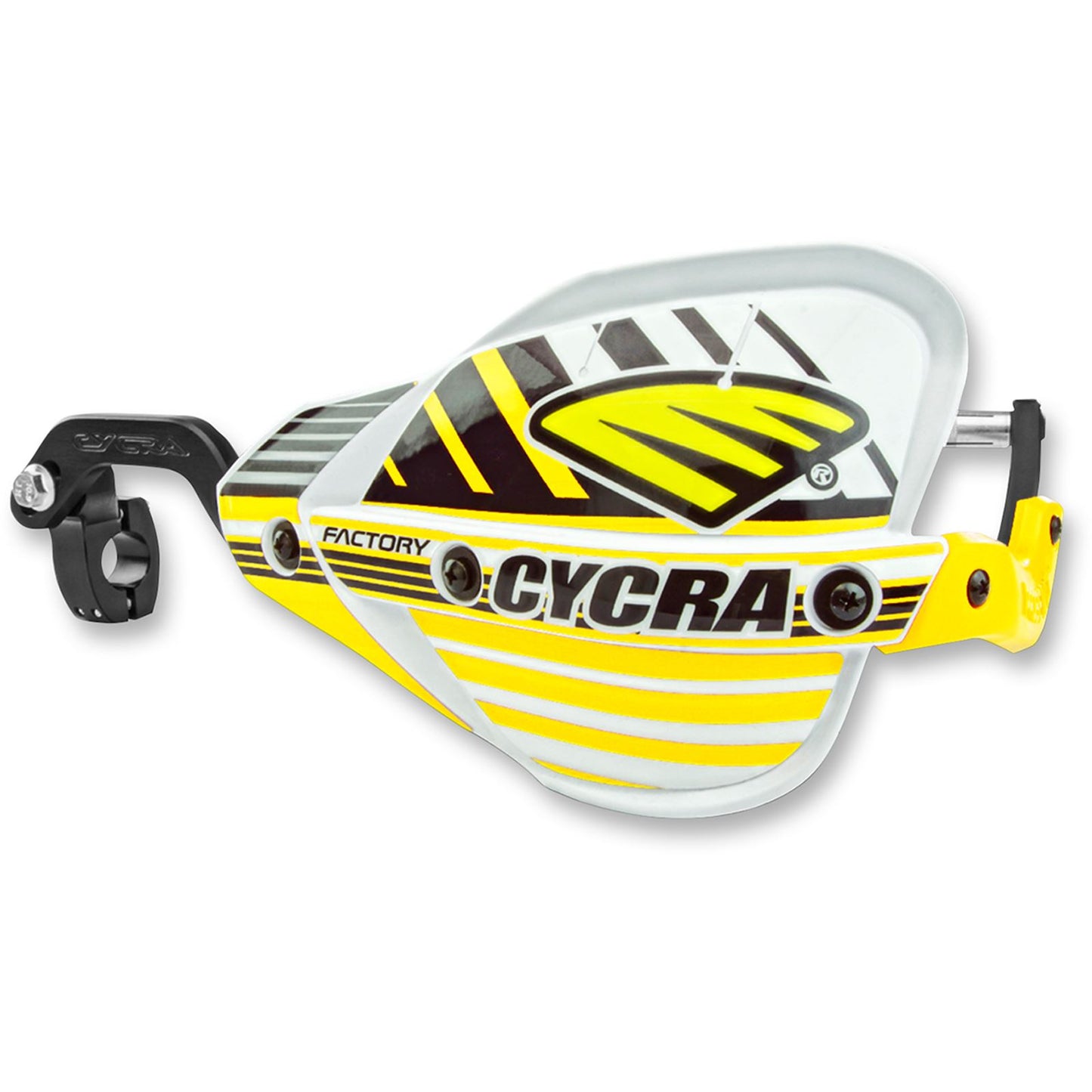 Cycra Yellow Center Reach Mount Factory Edition Handguards [MPN: 1CYC-7406-55X]_369834