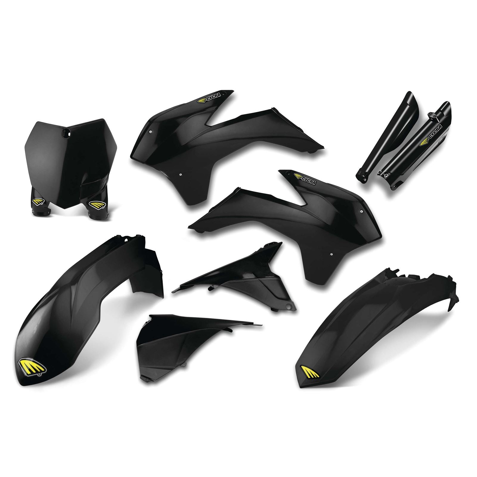 Cycra Body Kit - Powerflow - Black [MPN: 1CYC-9314-12]_82837