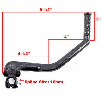 2FastMoto Kickstart Lever for Honda TR, XL, XR  2fm-83-61614 / 28300-365-671 28300-427-770_632094
