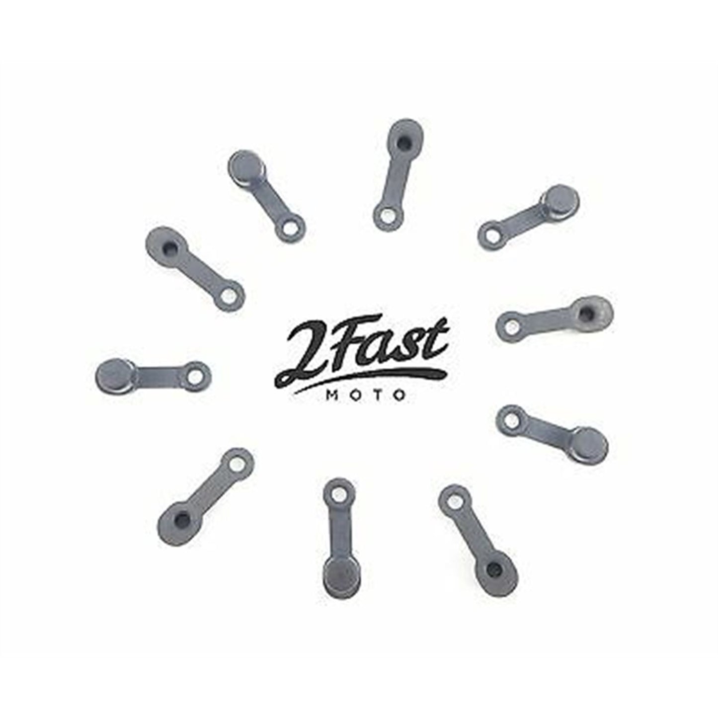 2FastMoto 10 Pack Brake Caliper Bleed Screw With Rubber Cap Universal 2fm-30125rx10_626521