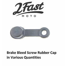 2FastMoto Brake Caliper Bleed Screw Black Rubber Cover Cap 3 pack 2fm-02-30125r_626660