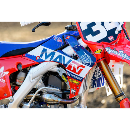 Cycra PowerFlow Shrouds - CRF250 - Red [MPN: 1CYC-1875-33]_369553