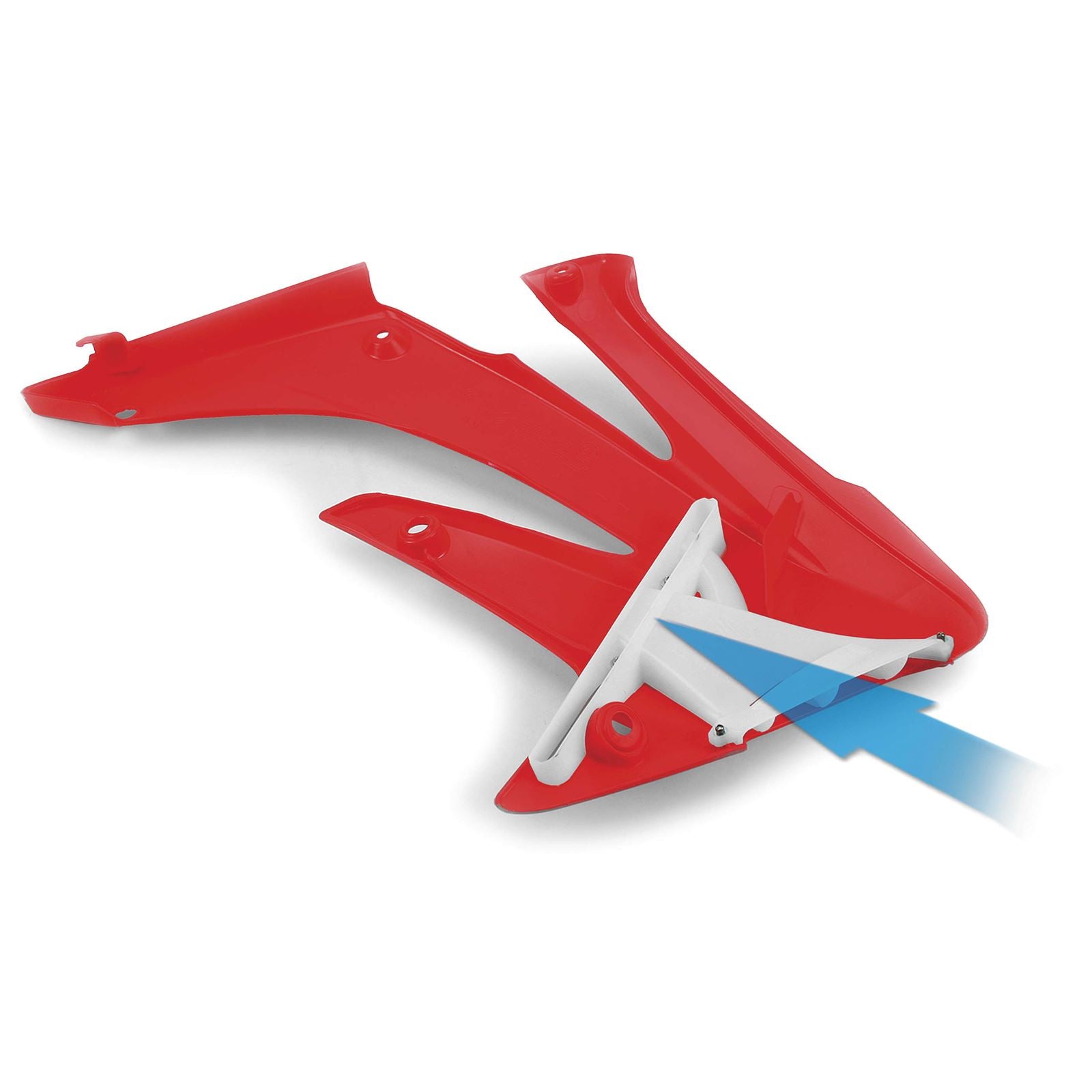 Cycra PowerFlow Shrouds - CRF450R - Red [MPN: 1CYC-1885-33]_83016