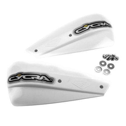 Cycra White Low-Profile Replacement Handshields [MPN: 1CYC-1115-42]_83111