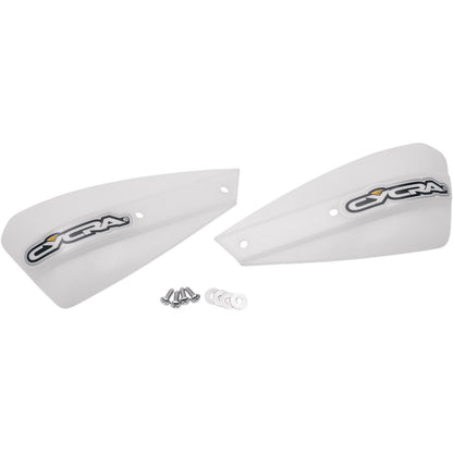 Cycra White Low-Profile Replacement Handshields [MPN: 1CYC-1115-42]_369948