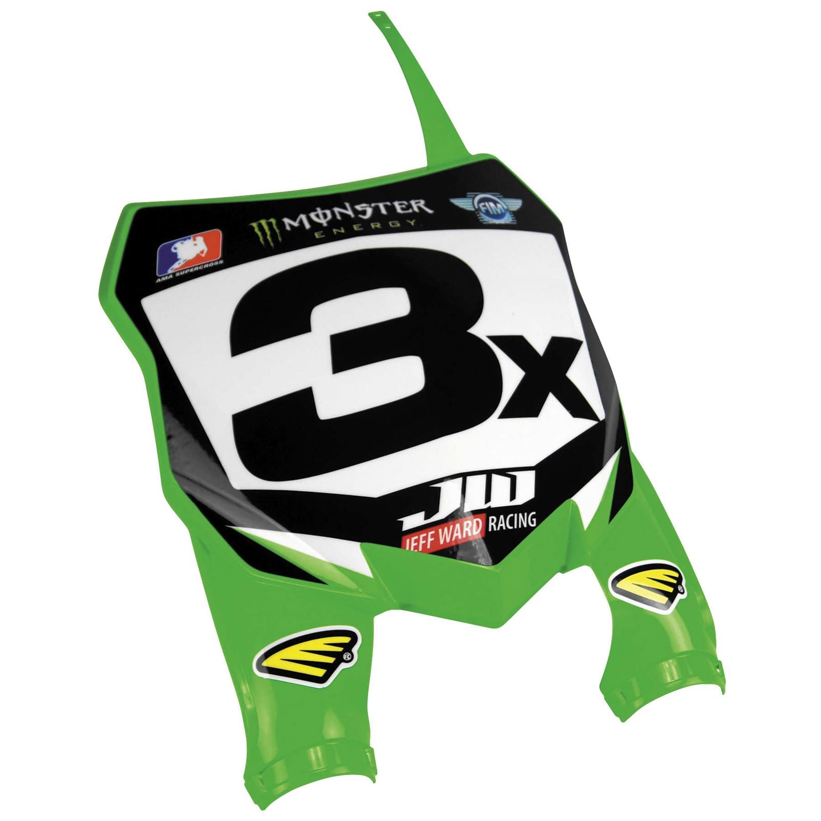 Cycra Stadium Number Plate - KXF - Green [MPN: 1CYC-0700-72]_83292