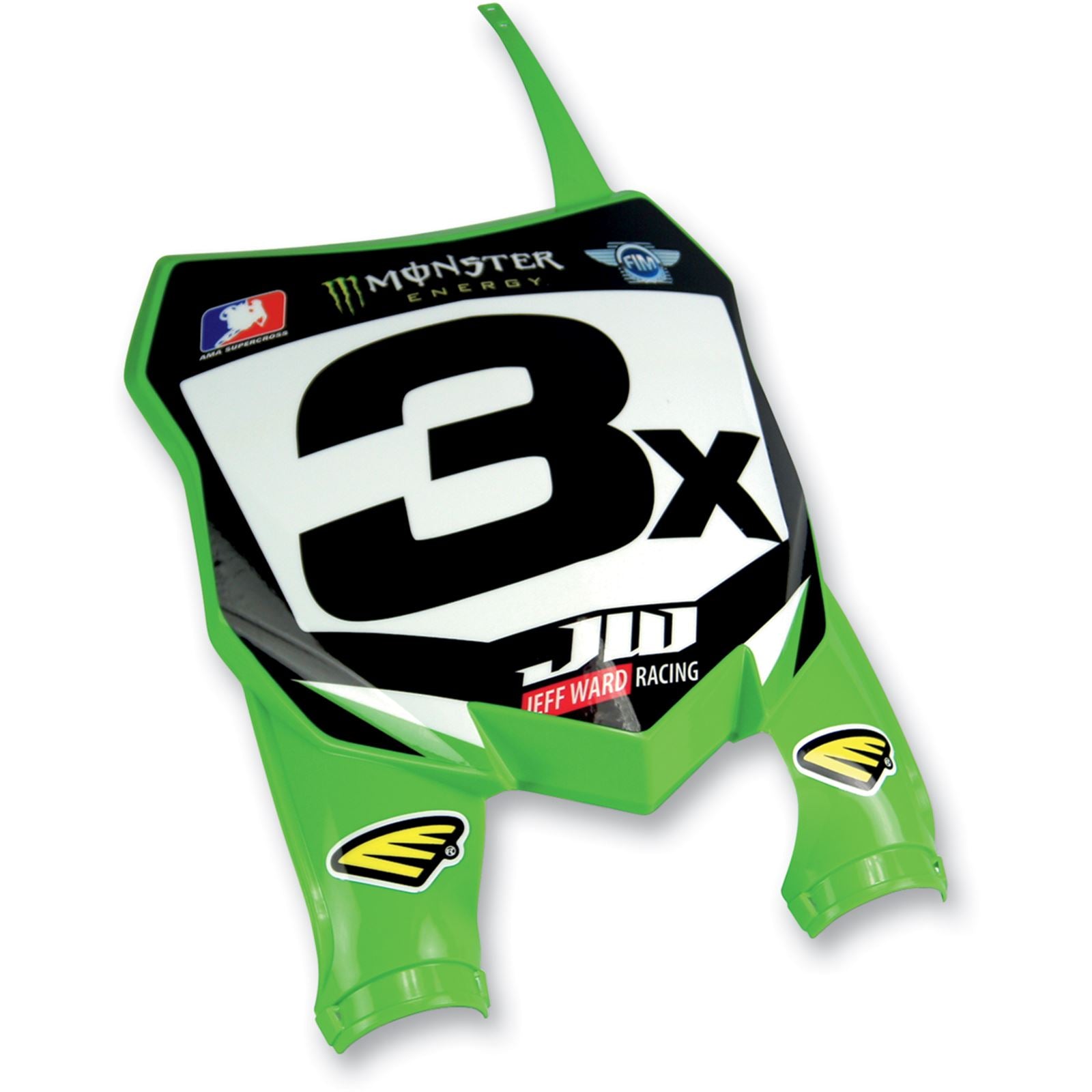 Cycra Stadium Number Plate - KXF - Green [MPN: 1CYC-0700-72]_369587