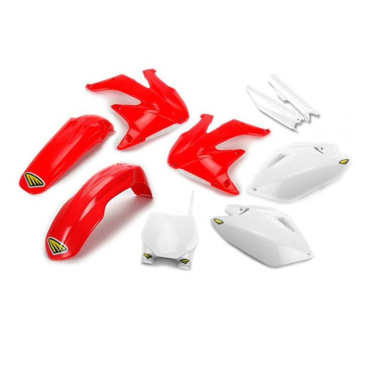 Cycra Complete Powerflow Body Kits for Honda Stock Red/White [MPN: 1CYC-9300-02]_880464