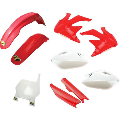 Cycra Complete Powerflow Body Kits for Honda Stock Red/White [MPN: 1CYC-9300-02]_1453236