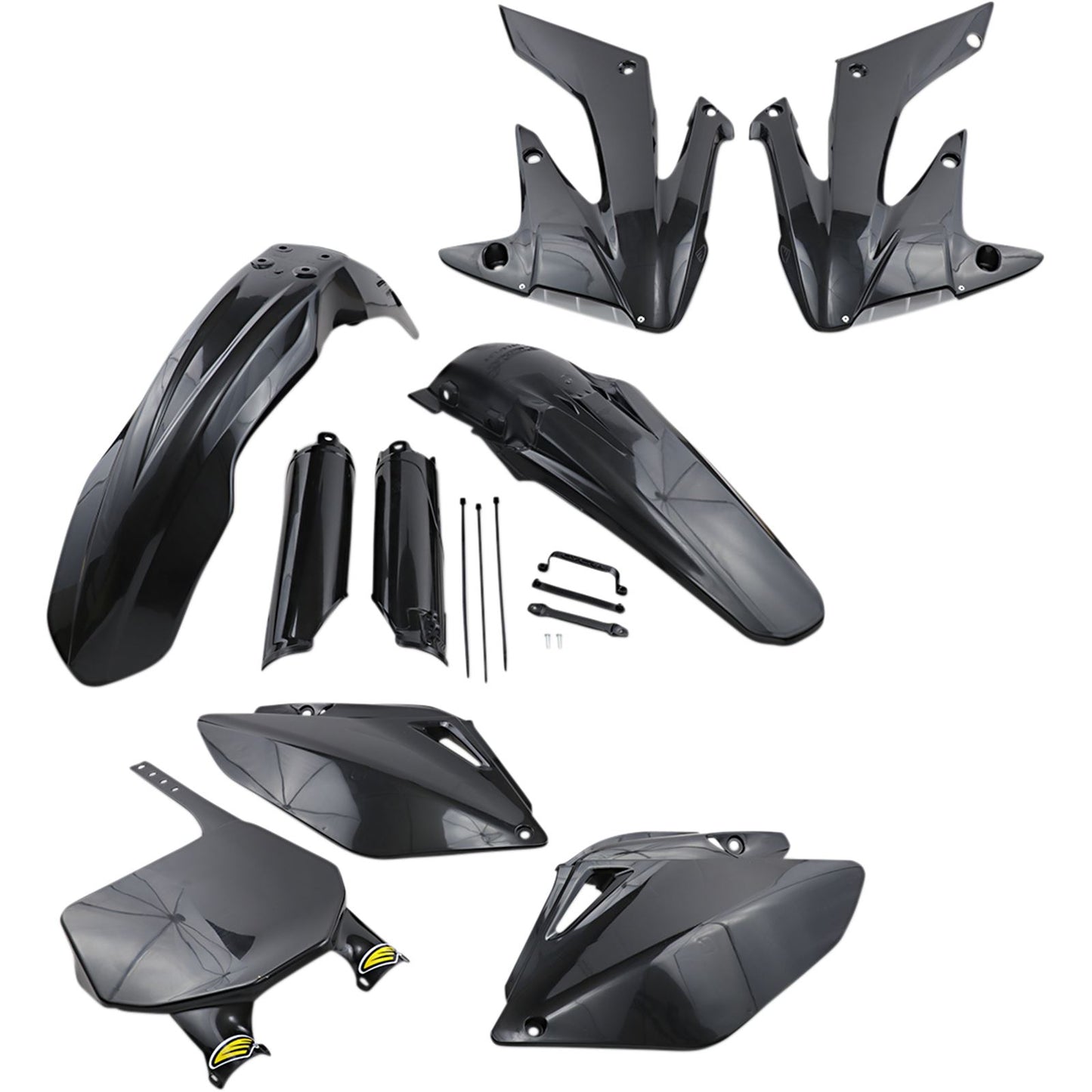 Cycra Body Kit - Powerflow - Black - CRF250 [MPN: 1CYC-9300-12]_369976