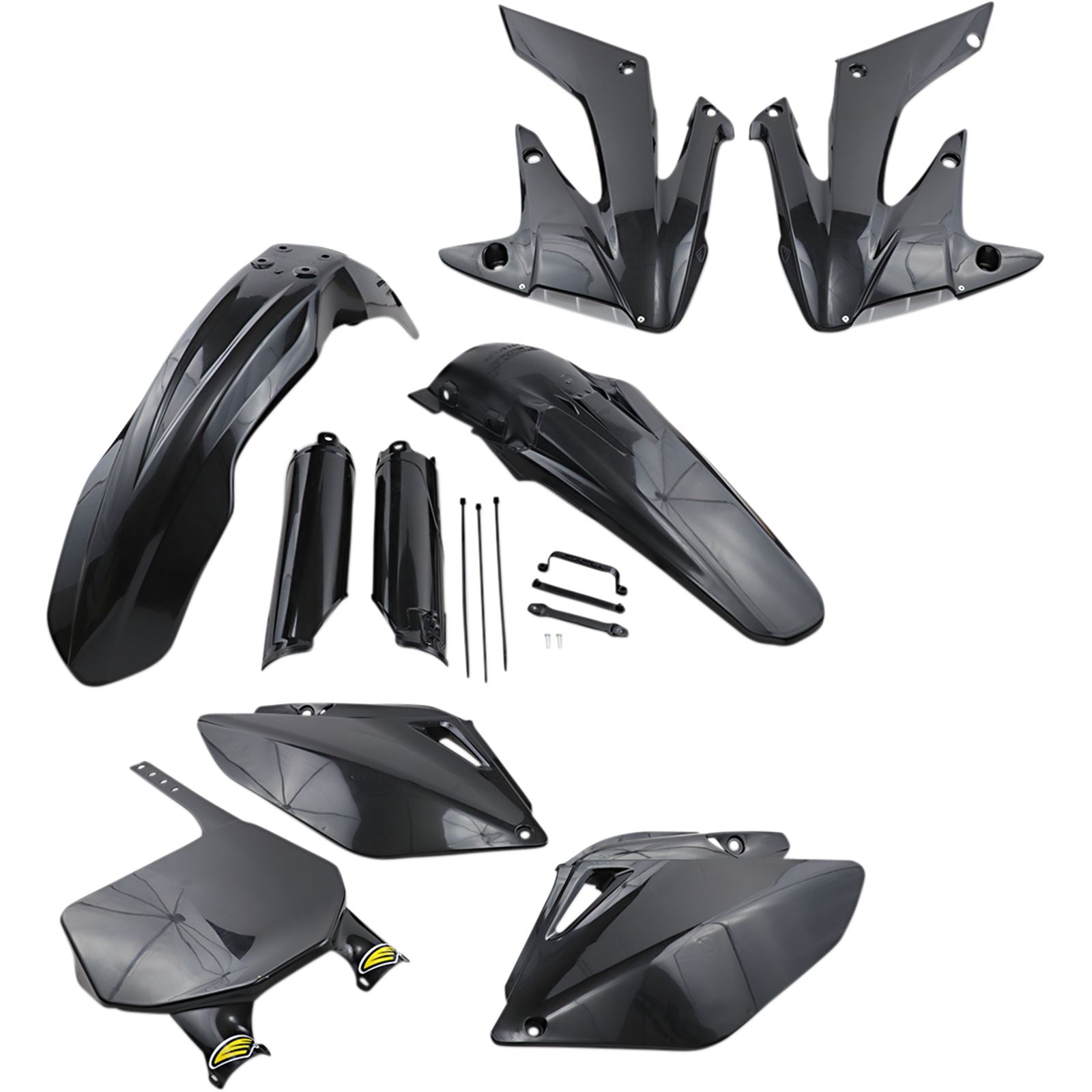 Cycra Body Kit - Powerflow - Black - CRF250 [MPN: 1CYC-9300-12]_369976