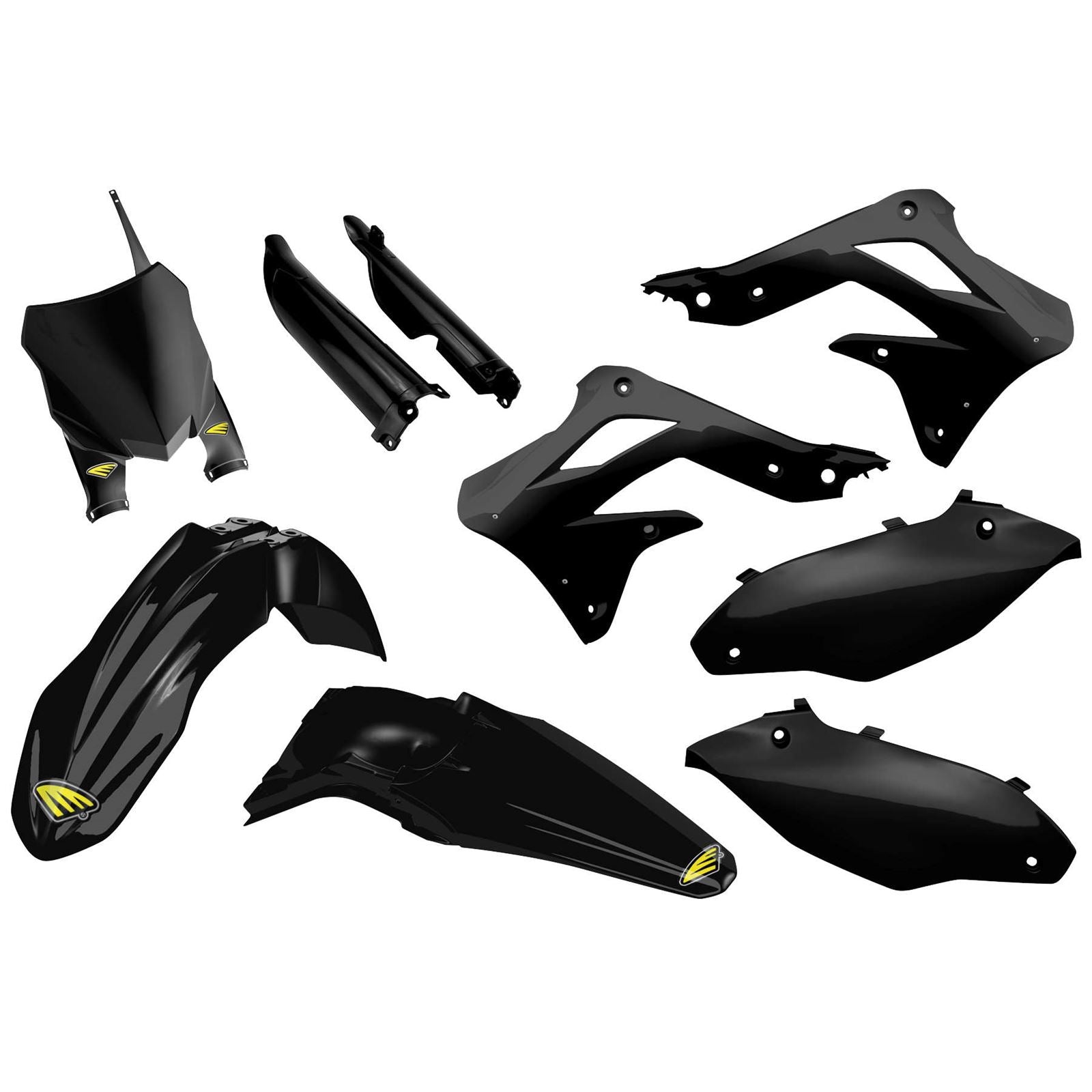 Cycra Complete Powerflow Body Kits Fits Kawasaki Black [MPN: 1CYC-9308-12]_83335