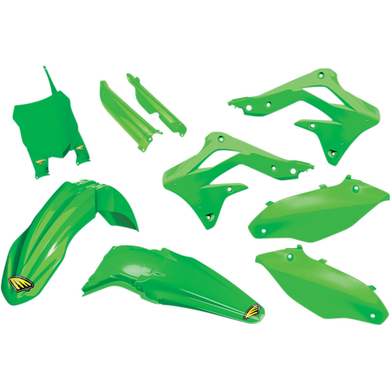 Cycra Body Kit - Powerflow - Fluorescent Green - KXF450 [MPN: 1CYC-9308-72]_369992