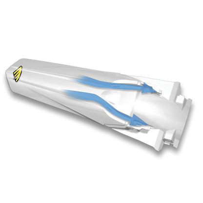 Cycra Powerflow Rear Fender - White [MPN: 1CYC-1812-42]_83377