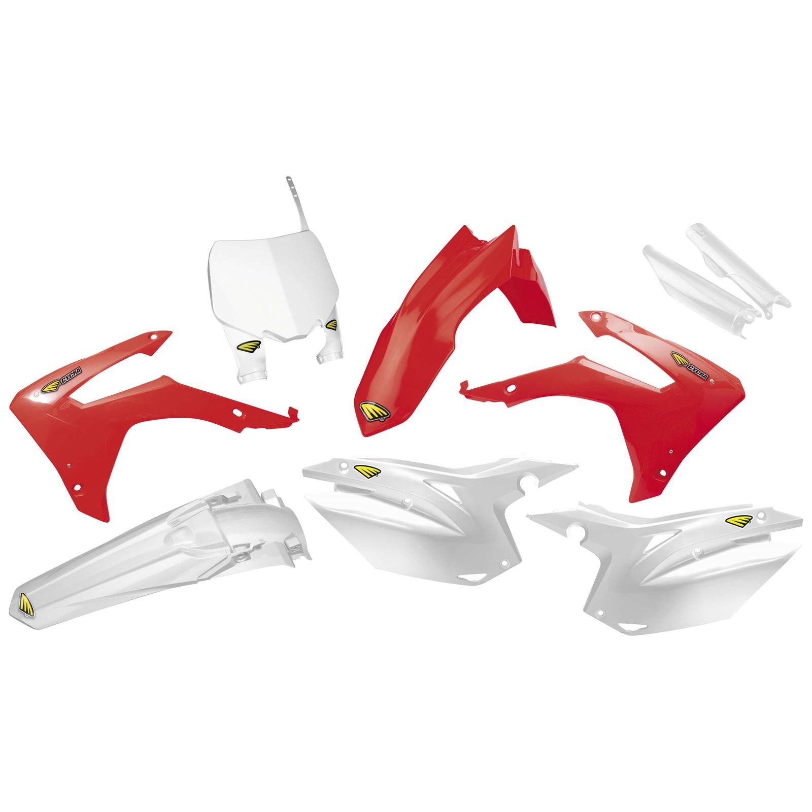 Cycra Body Kit - Powerflow - Red/White [MPN: 1CYC-9311-02]_83382