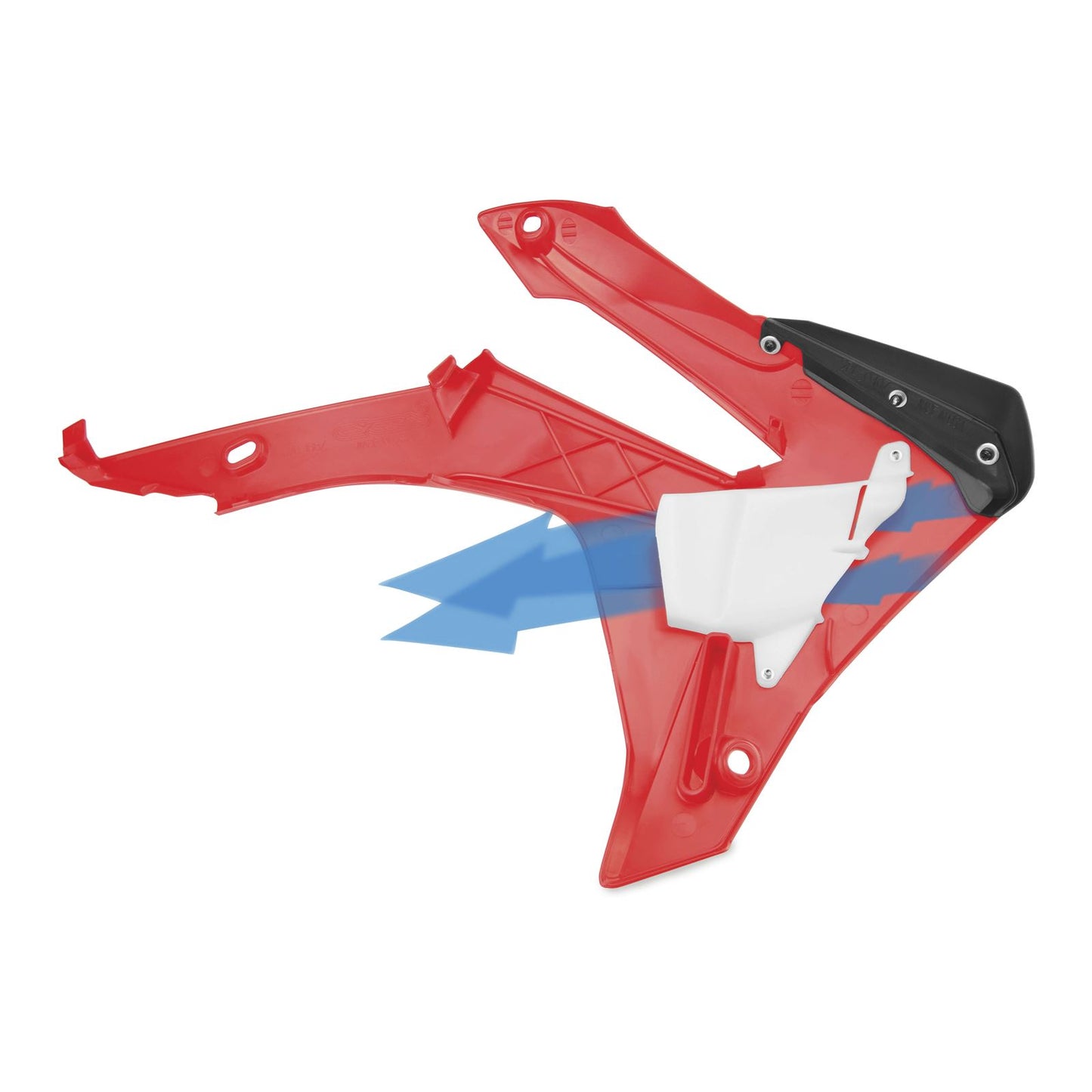 Cycra PowerFlow Shrouds fits Honda CRF - Red [MPN: 1CYC-1888-32]_83411