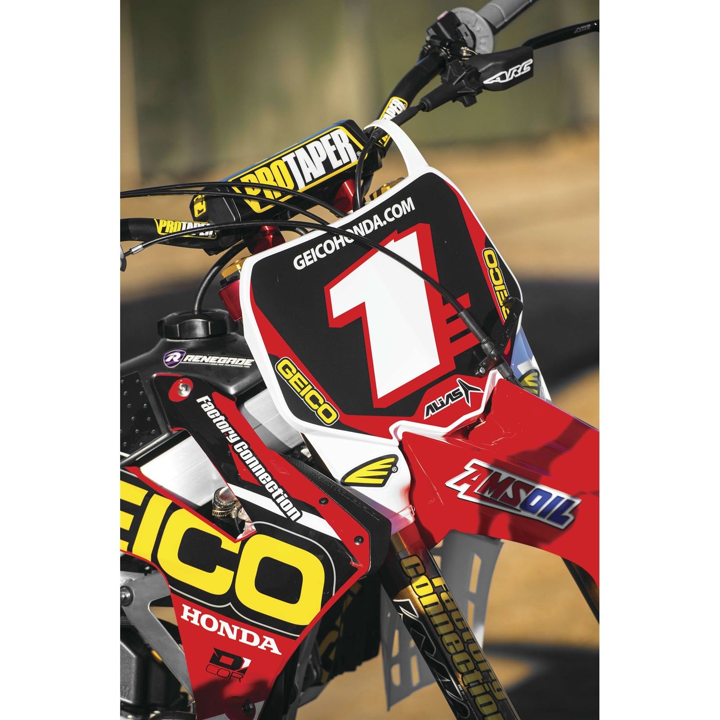 Cycra PowerFlow Shrouds fits Honda CRF - Red [MPN: 1CYC-1888-32]_83414