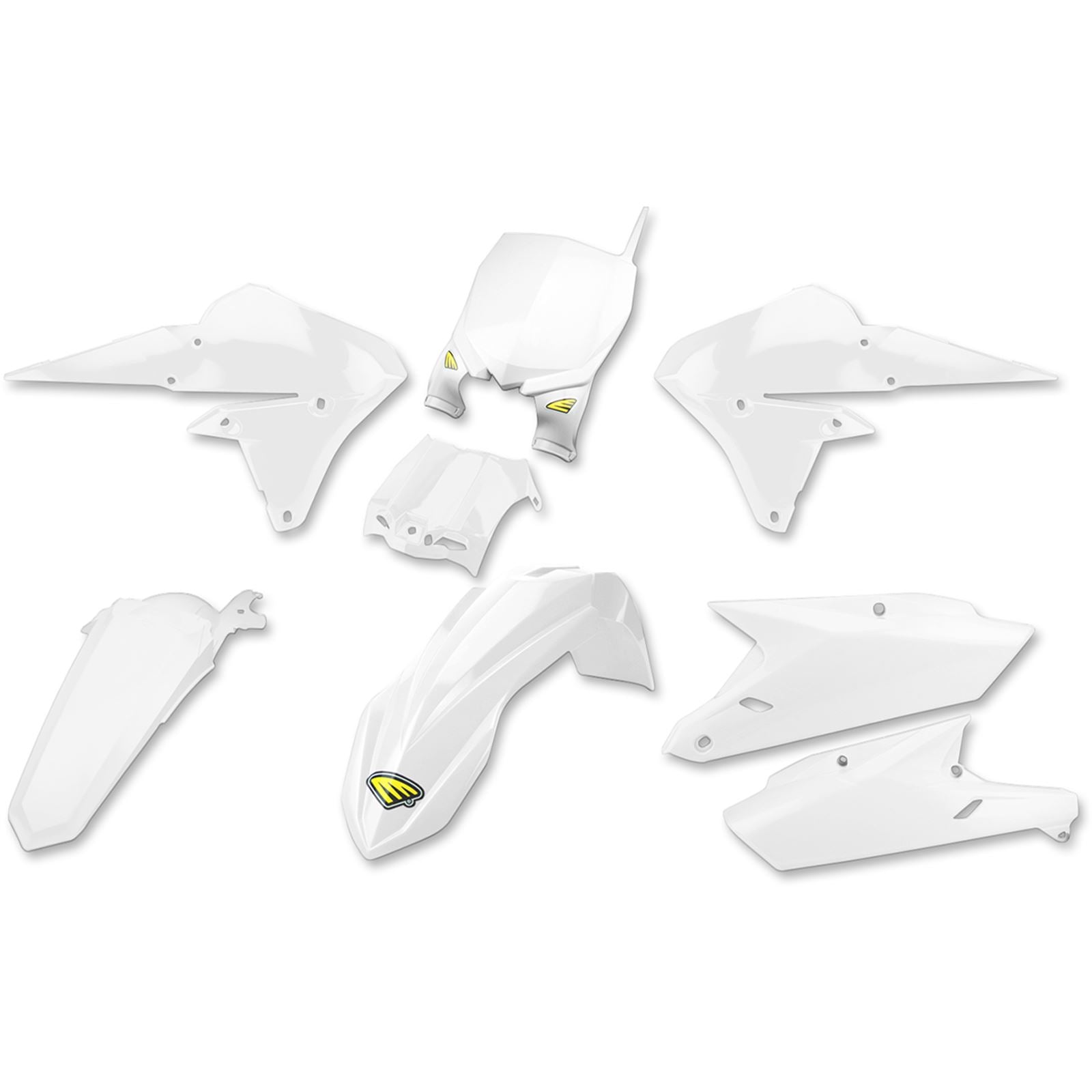 Cycra Body Kit - Powerflow - White [MPN: 1CYC-9312-42]_370017