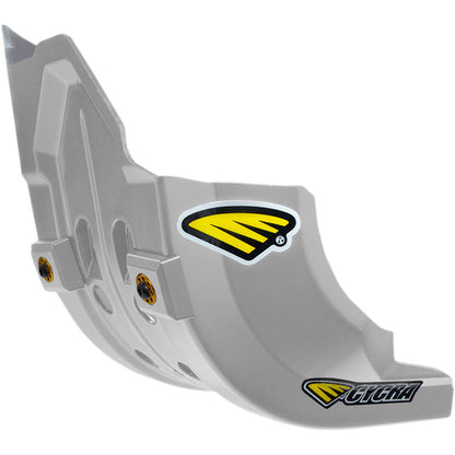 Cycra Skid Plate - Grey - for Yamaha [MPN: 1CYC-6224-80]_369538