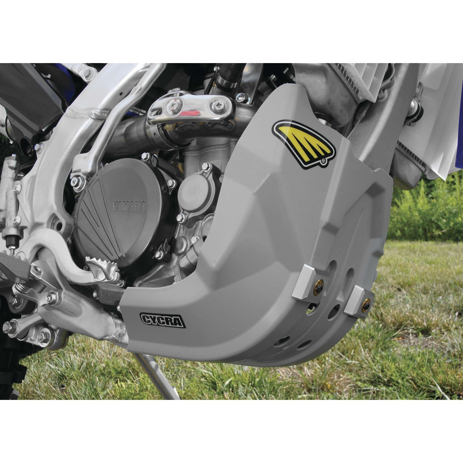 Cycra Skid Plate - Grey - for Yamaha [MPN: 1CYC-6224-80]_83516