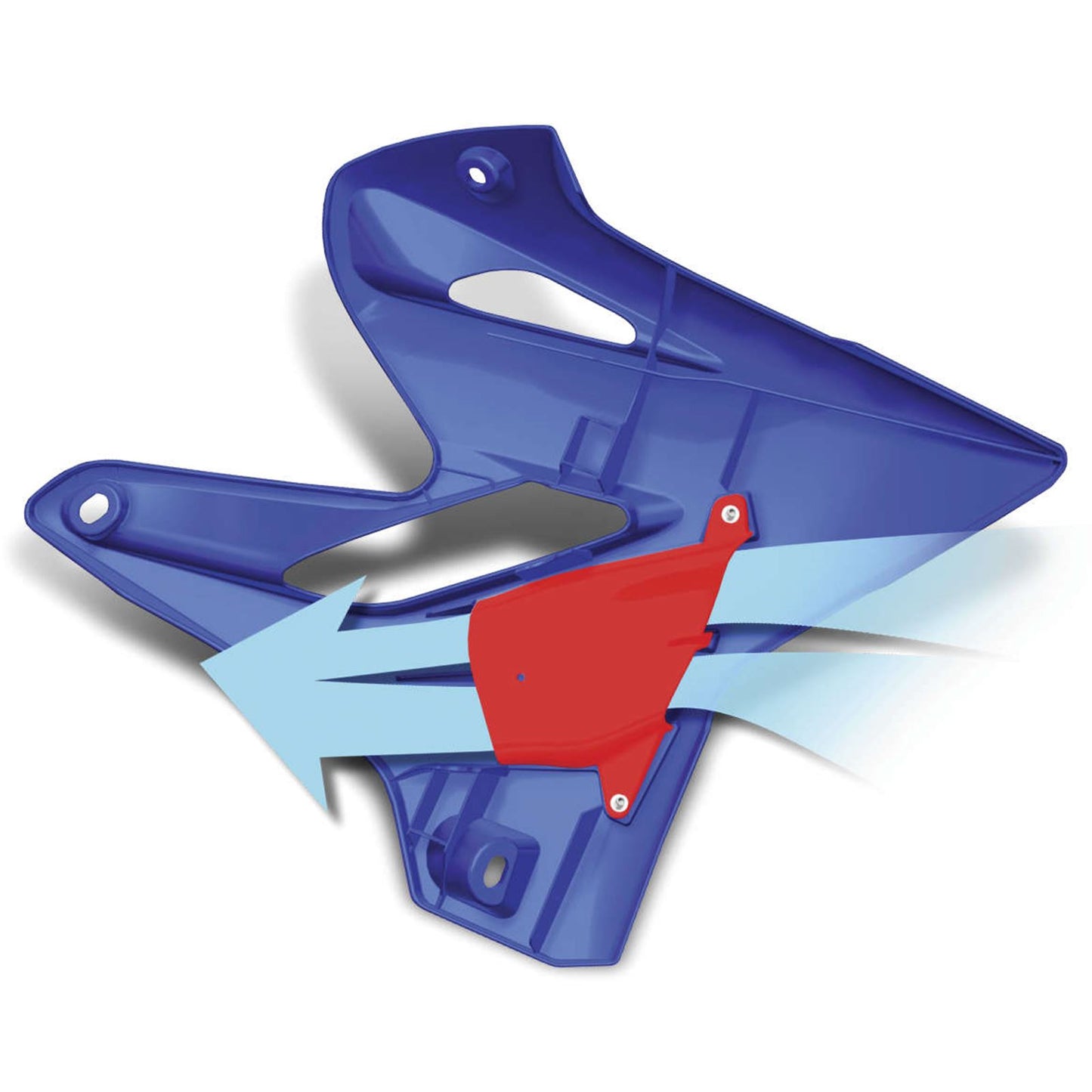 Cycra PowerFlow Shrouds - YZ125/250 - Blue [MPN: 1CYC-1783-62]_83537