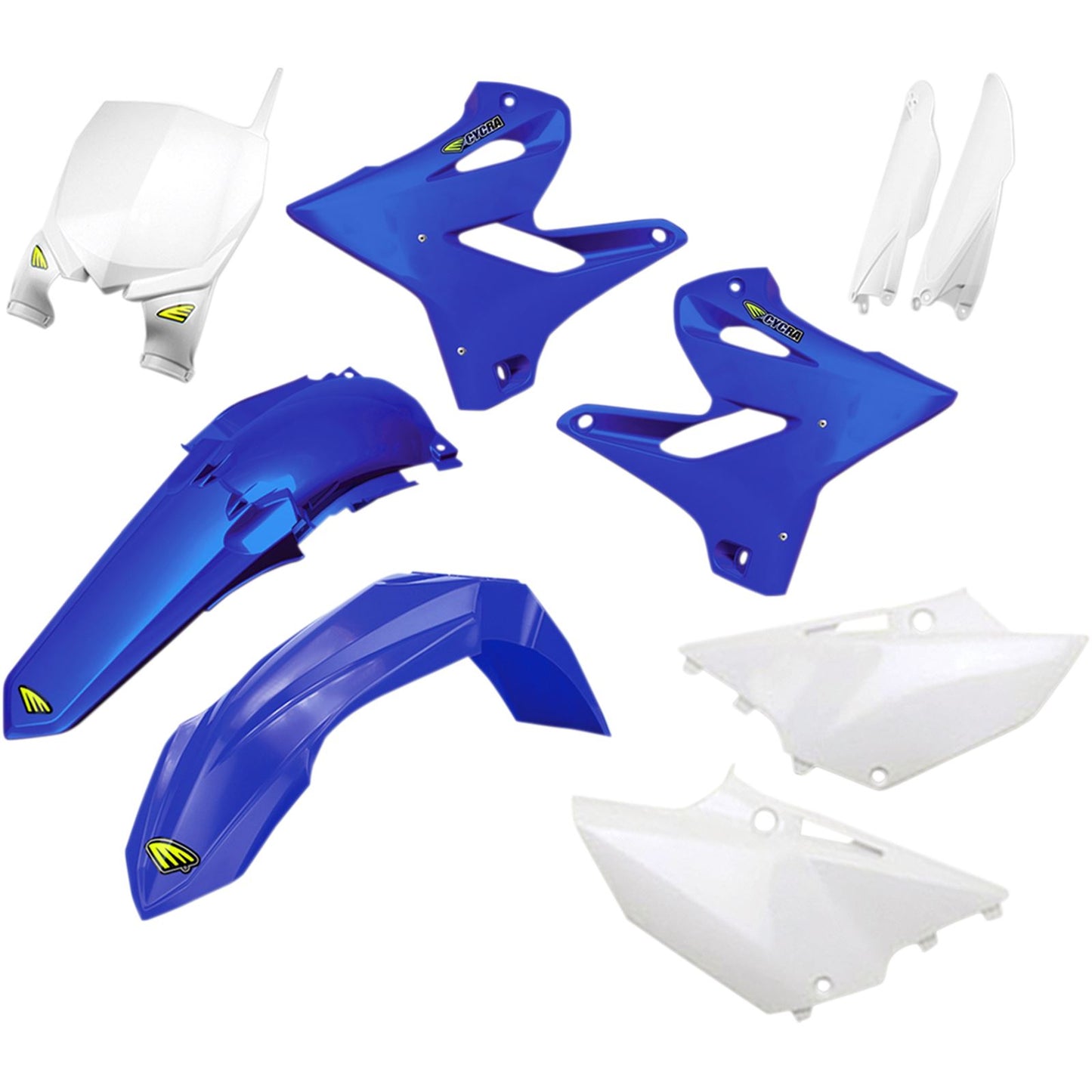 Cycra Body Kit - Powerflow - Blue/White [MPN: 1CYC-9316-02]_370024