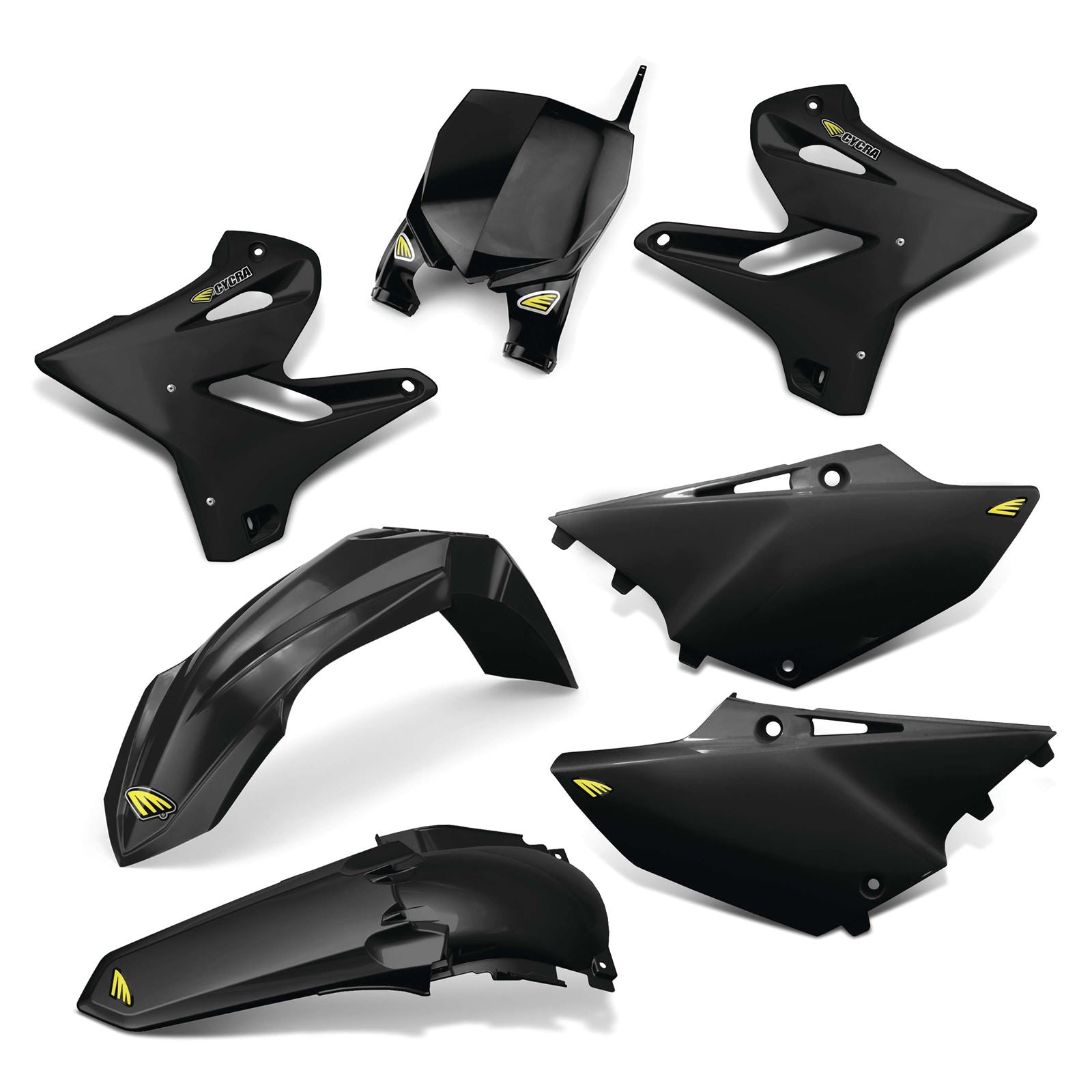 Cycra Body Kit - Powerflow - Black [MPN: 1CYC-9316-12]_83559