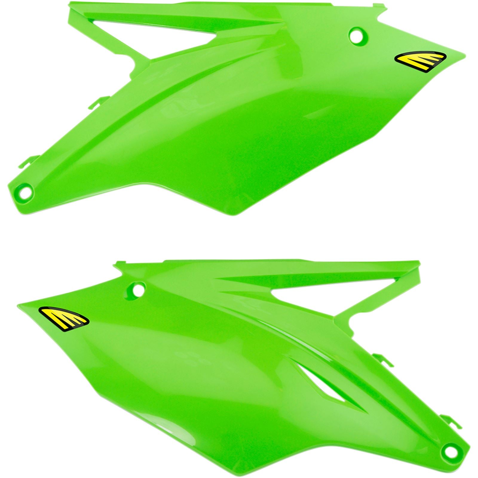Cycra Side Panels - Green Fits Kawasaki [MPN: 1CYC-2667-72]_369656