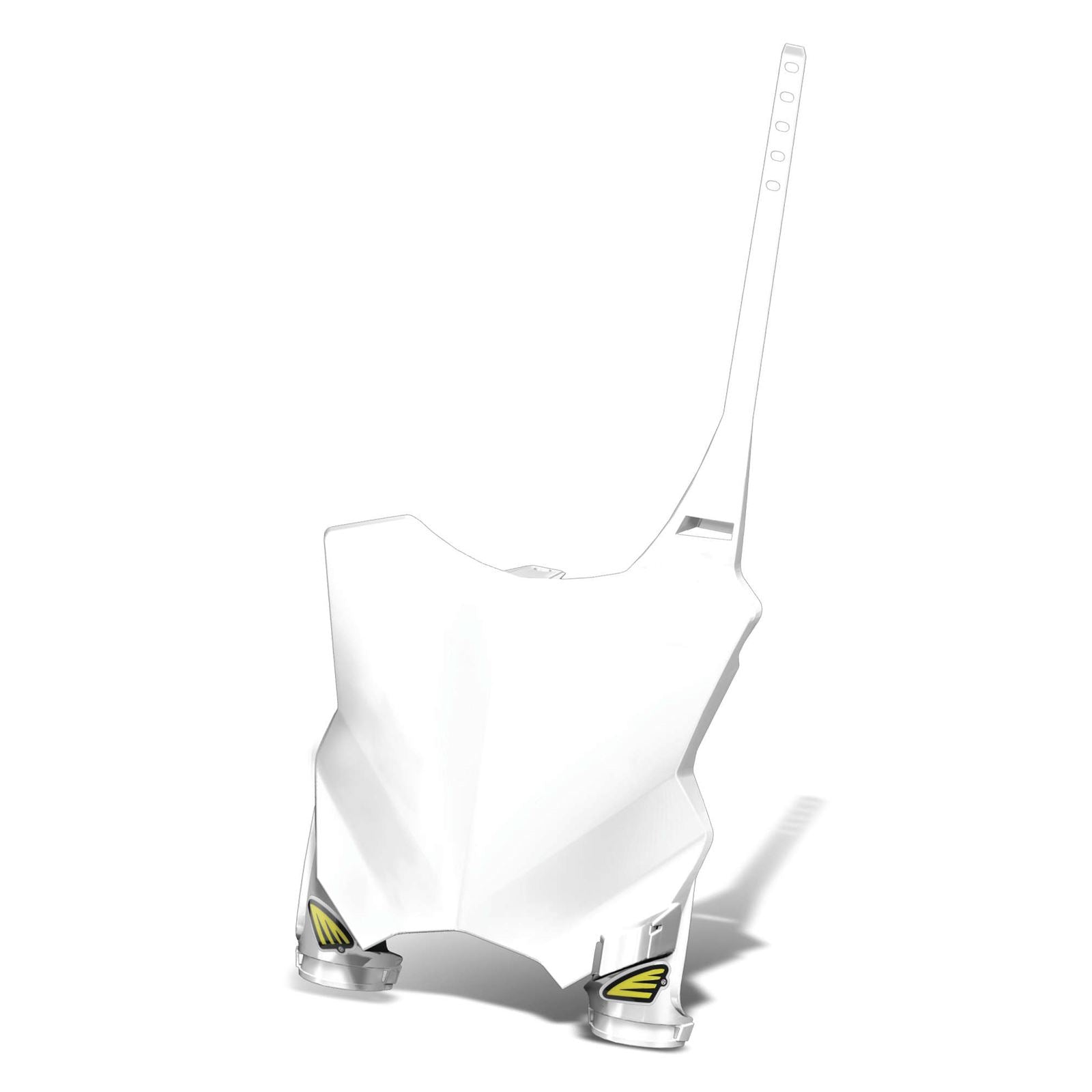 Cycra Stadium Number Plate - KXF - White [MPN: 1CYC-0701-42]_83575