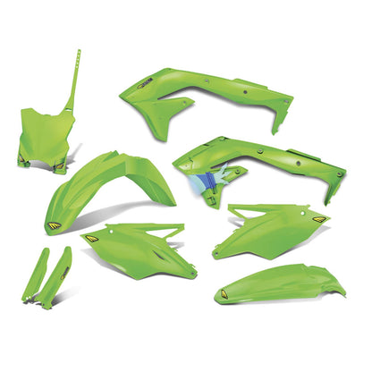Cycra Body Kit - Powerflow - Fluorescent Green - KX450 [MPN: 1CYC-9318-72]_83594