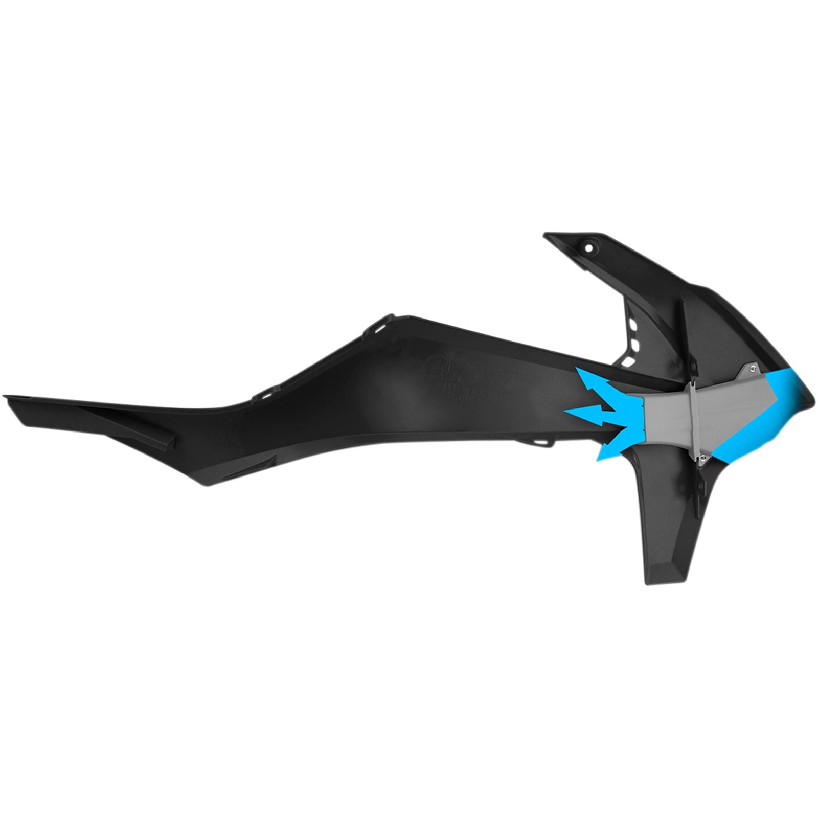 Cycra PowerFlow Shrouds for KTM - Black [MPN: 1CYC-1901-12]_369645