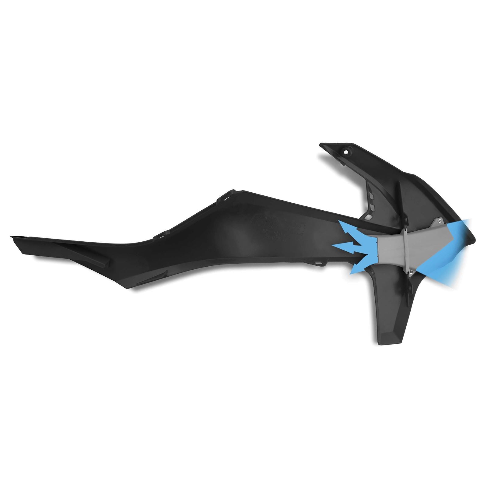 Cycra PowerFlow Shrouds for KTM - Black [MPN: 1CYC-1901-12]_83612